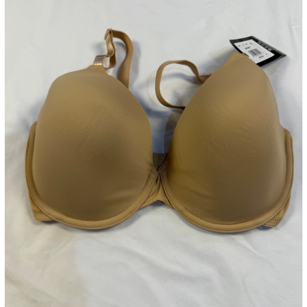 Maidenform Comfort Devotion Demi Bra Tan Nude 34DD NWT Adjustable Straps